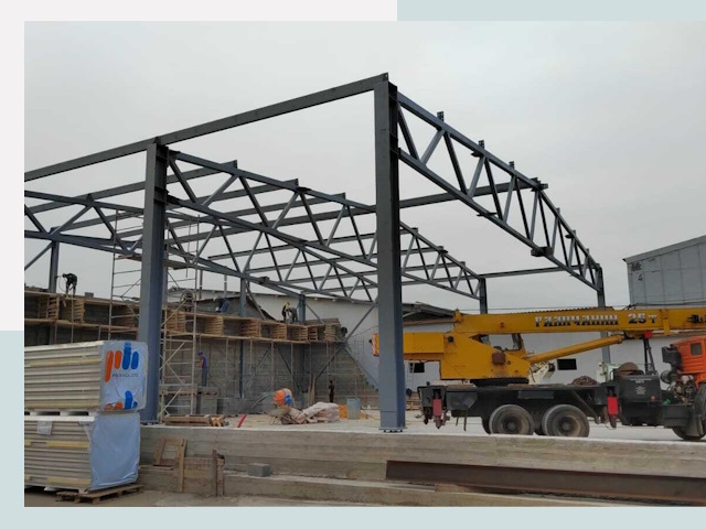 Строительство цехов в Ялуторовске