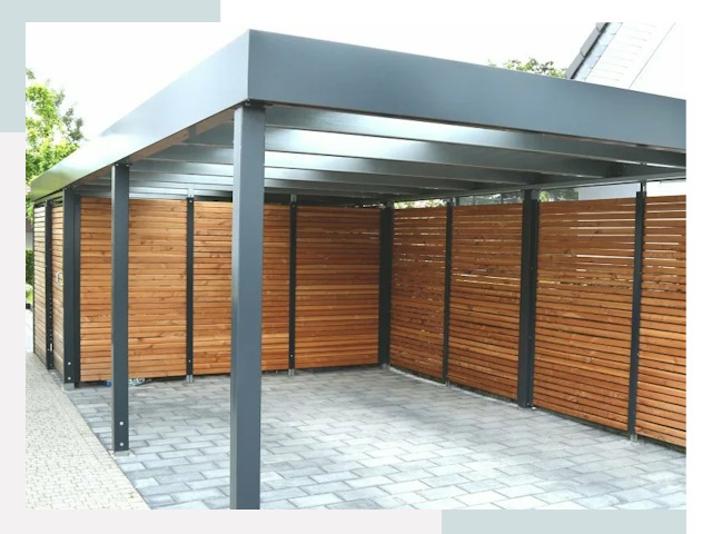 Навесы для парковки в Ялуторовске