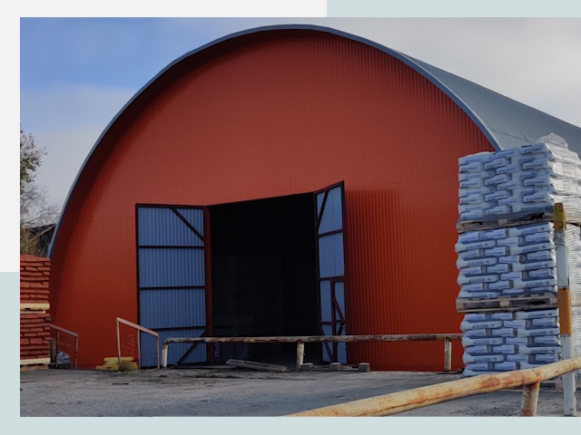 Полукруглые ангары по цене от 620 руб. в Ялуторовск