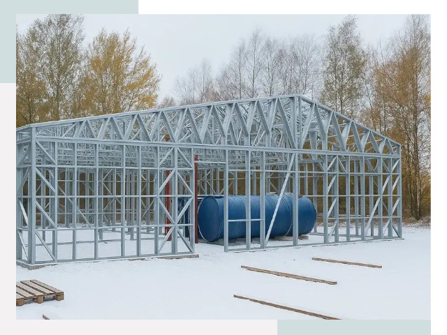 Металлические ангары в Ялуторовске