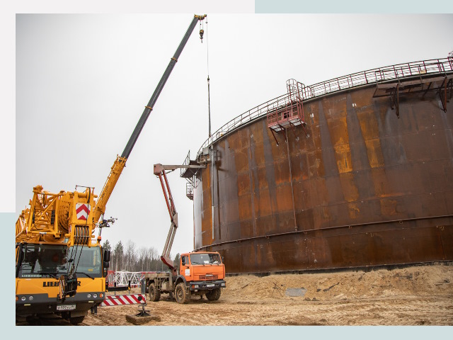 Монтаж резервуаров в Ялуторовске от 620 руб. за м³