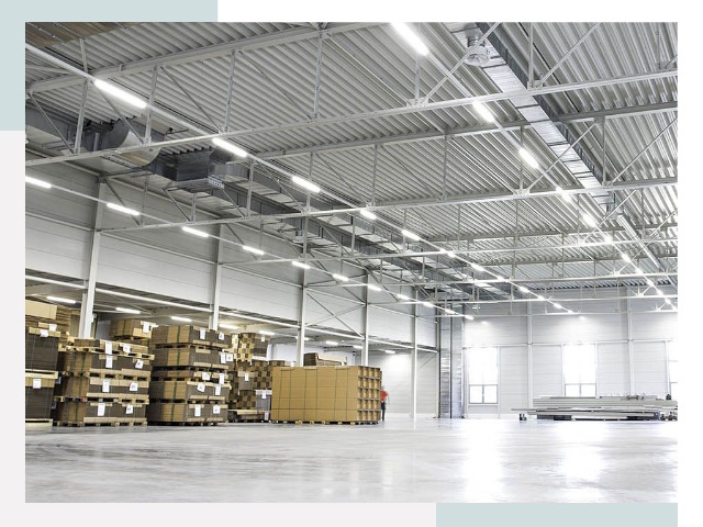 Освещение ангаров в Ялуторовске