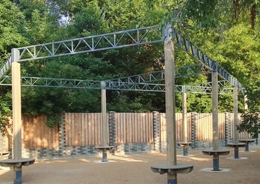 Терраса из металлоконструкций под ключ, проектирование, изготовление и монтаж от СтальСтрой-Лтр